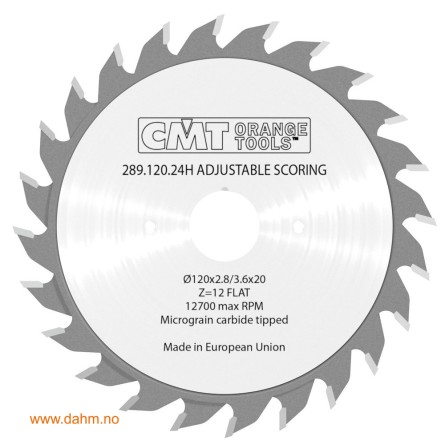 CMT 289.120.24H Rissesagblad scoring blade