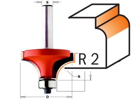 CMT 938.167.11 avrundingsfres R 2,0 mm