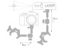 Multiprop 34061 Laser og kamerafeste med gjengeadapter_1