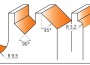 CMT 900.008.02 Fresesett Fræsejernssett Overfræsesett Profiloversikt