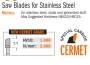 CMT 226 sagblad for rustfritt stål