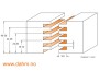 CMT 900.616.11 box joint fingerskjøt målskisse